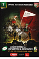 South Africa v British and Irish Lions 2009 rugby  Programme